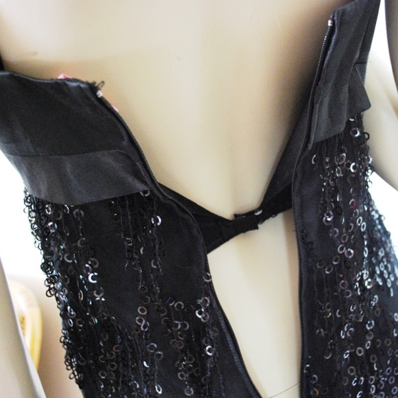 Betsey Johnson Evening Sequined Cocktail Dress 2 - Picture 5 of 6